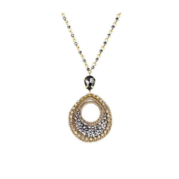 Vivaan Teardrop Pendant Necklace - The GlamBox Jewels Boutique