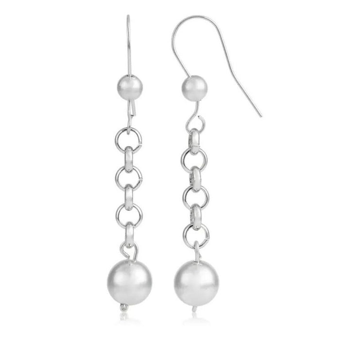 Perla Earrings - Silver-plated - The GlamBox Jewels Boutique