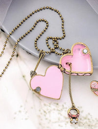 Cupid's Love Locket w/ chain - The GlamBox Jewels Boutique