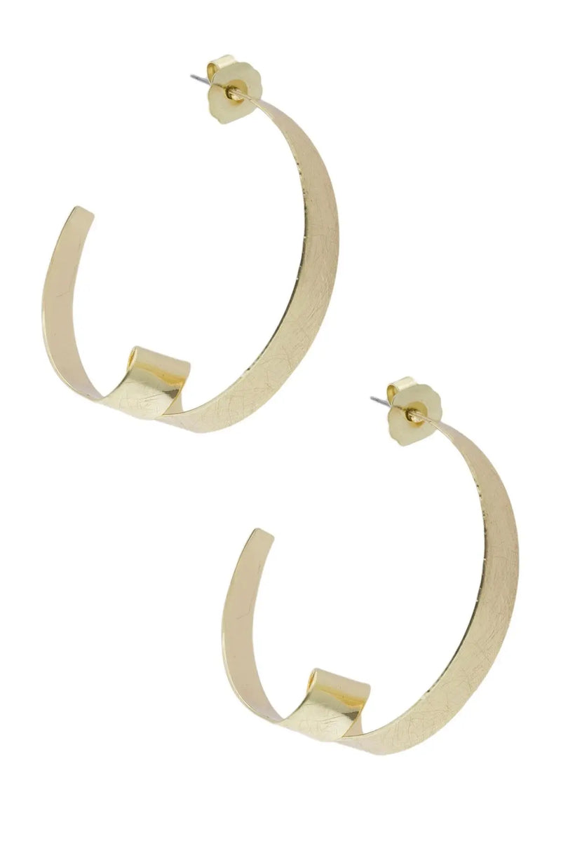 Looped Hoop Earrings - The GlamBox Jewels Boutique