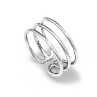 Luck Happiness Health Sliver Ring