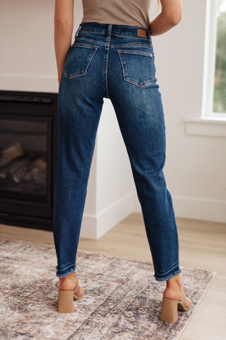 Phillipa High Rise Release Hem Jeans