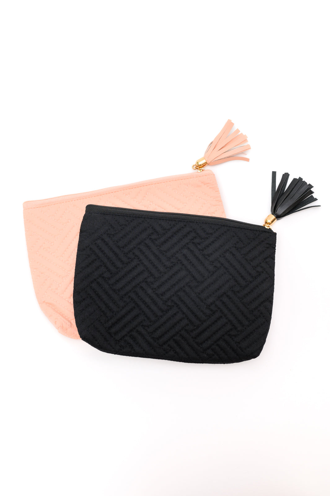 Quilted Travel Zip Pouch