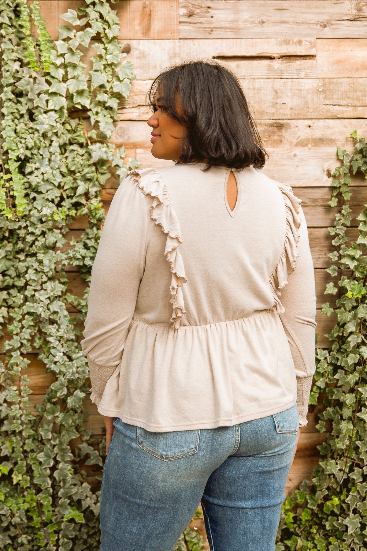 Sweet Confession Top In Seashell - The GlamBox Jewels Boutique