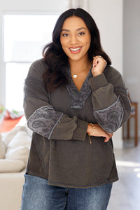 Suéter con lavado mineral Moonstone