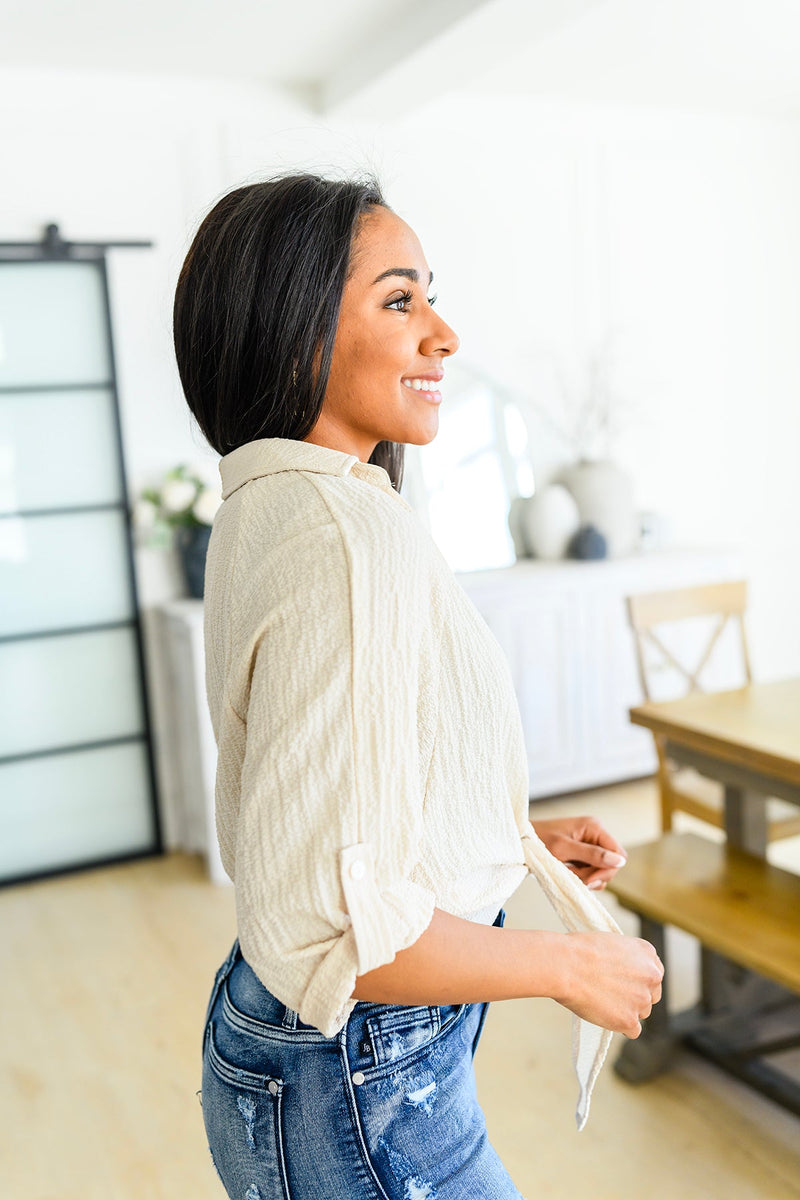 Camisa con lazo delantero de Castaway