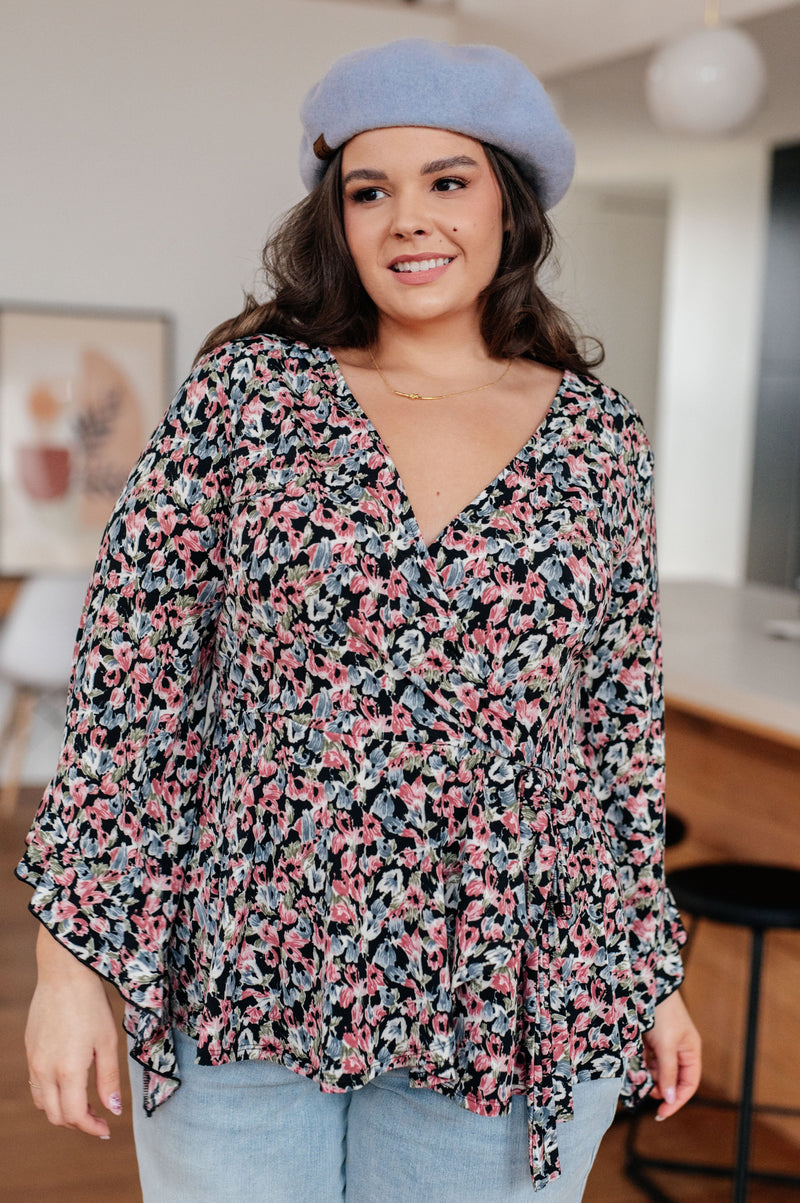 Blusa con mangas de ángel "Hazlo todo" 