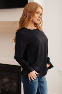 Blusa con mangas fruncidas Peaceful Moments