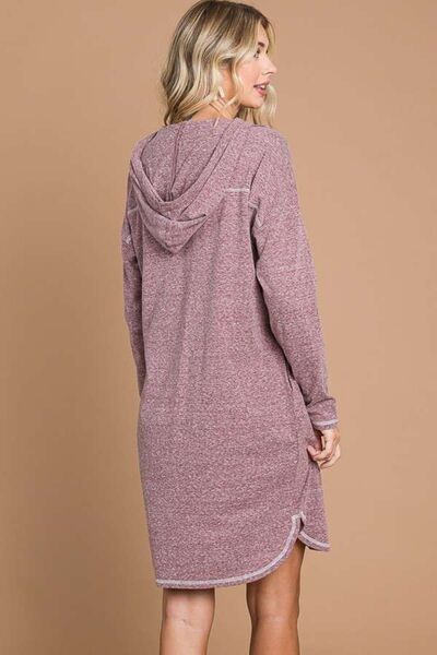 Culture Code Hooded Sweater Dress