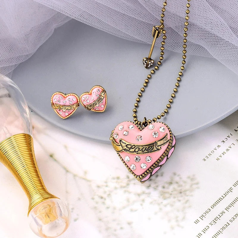 Love Stud Earrings - The GlamBox Jewels Boutique