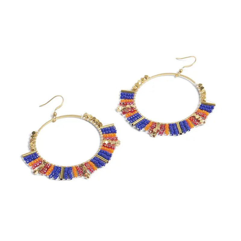 Seed Bead Hoops - The GlamBox Jewels Boutique