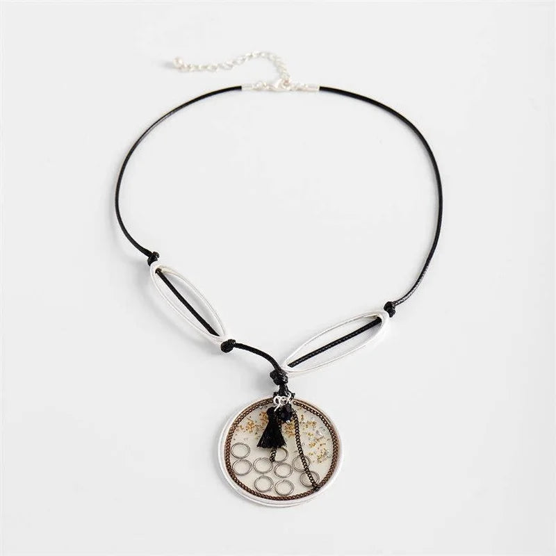 Pagosa Glitter Necklace - Black - The GlamBox Jewels Boutique