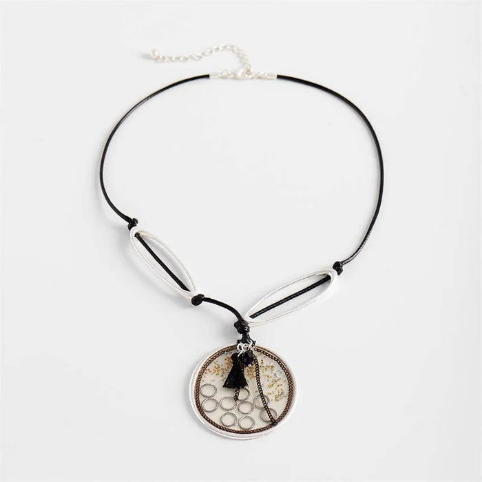 Pagosa Glitter Necklace - Black - The GlamBox Jewels Boutique