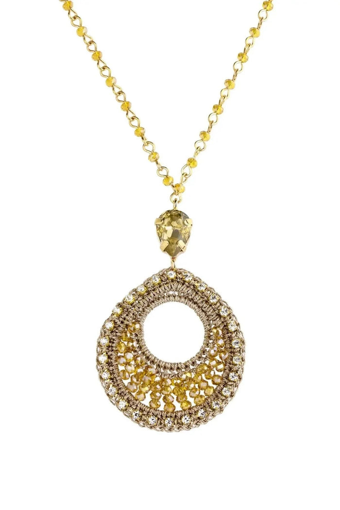 Vivaan Teardrop Pendant Necklace - The GlamBox Jewels Boutique
